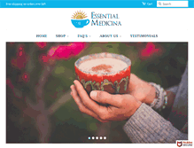 Tablet Screenshot of essentialmedicina.com
